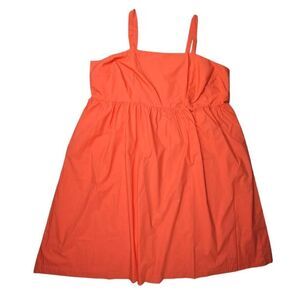 A new day Orange Sleeveless Sundress 4X